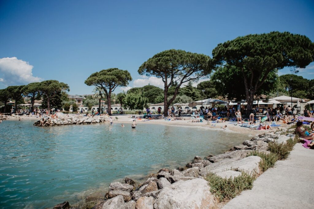 Camping Lazise 5 Sterne. Baden