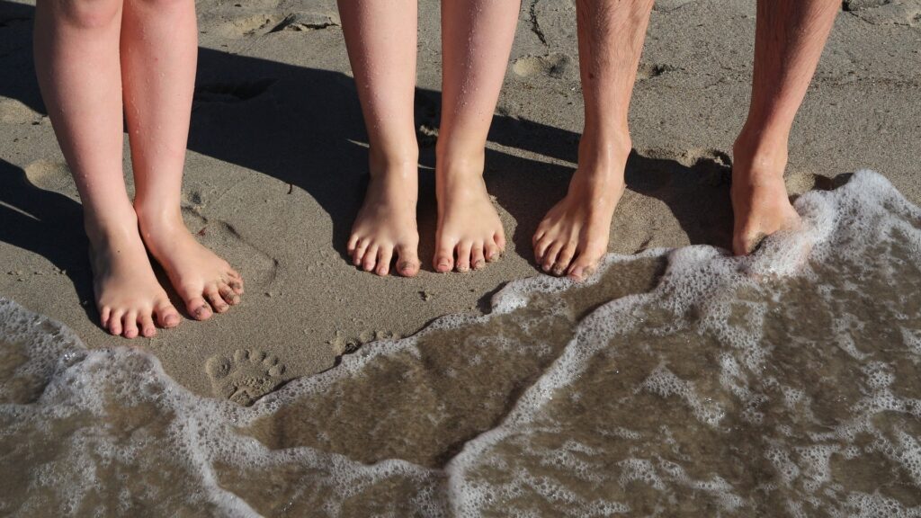 kinder campingplatz holland am meer strand füße