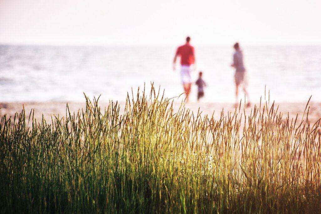 Familie-am-Strand