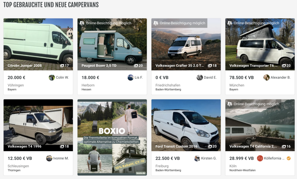 Campertrader Angebote