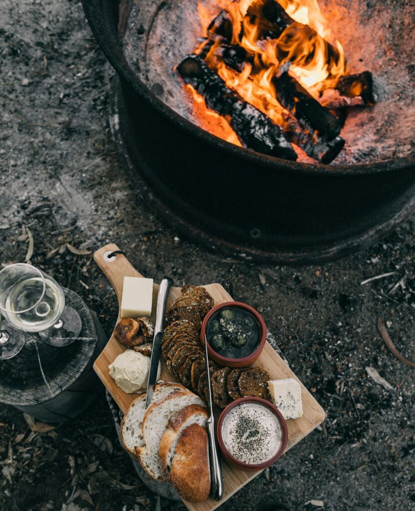 Camping Essen am Lagerfeuer